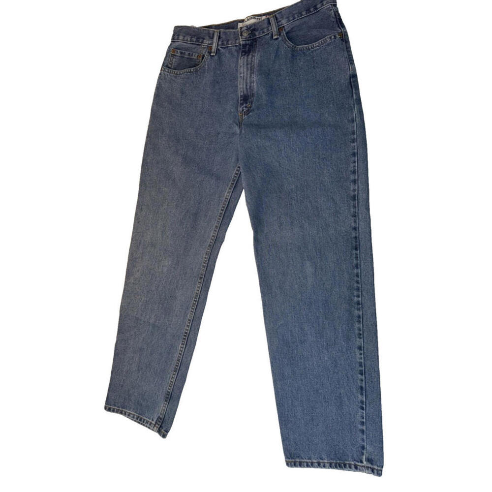 Levis 550 Jeans Mens 34x32 Blue Relaxed Fit Straight Leg Medium Wash Modern